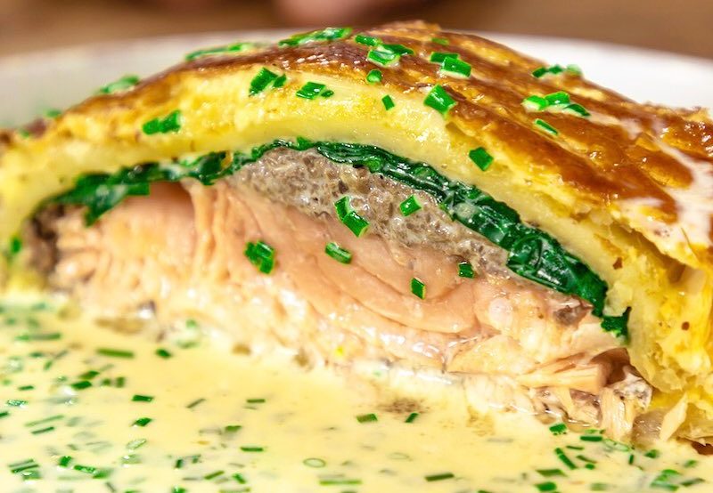 salmon en croute