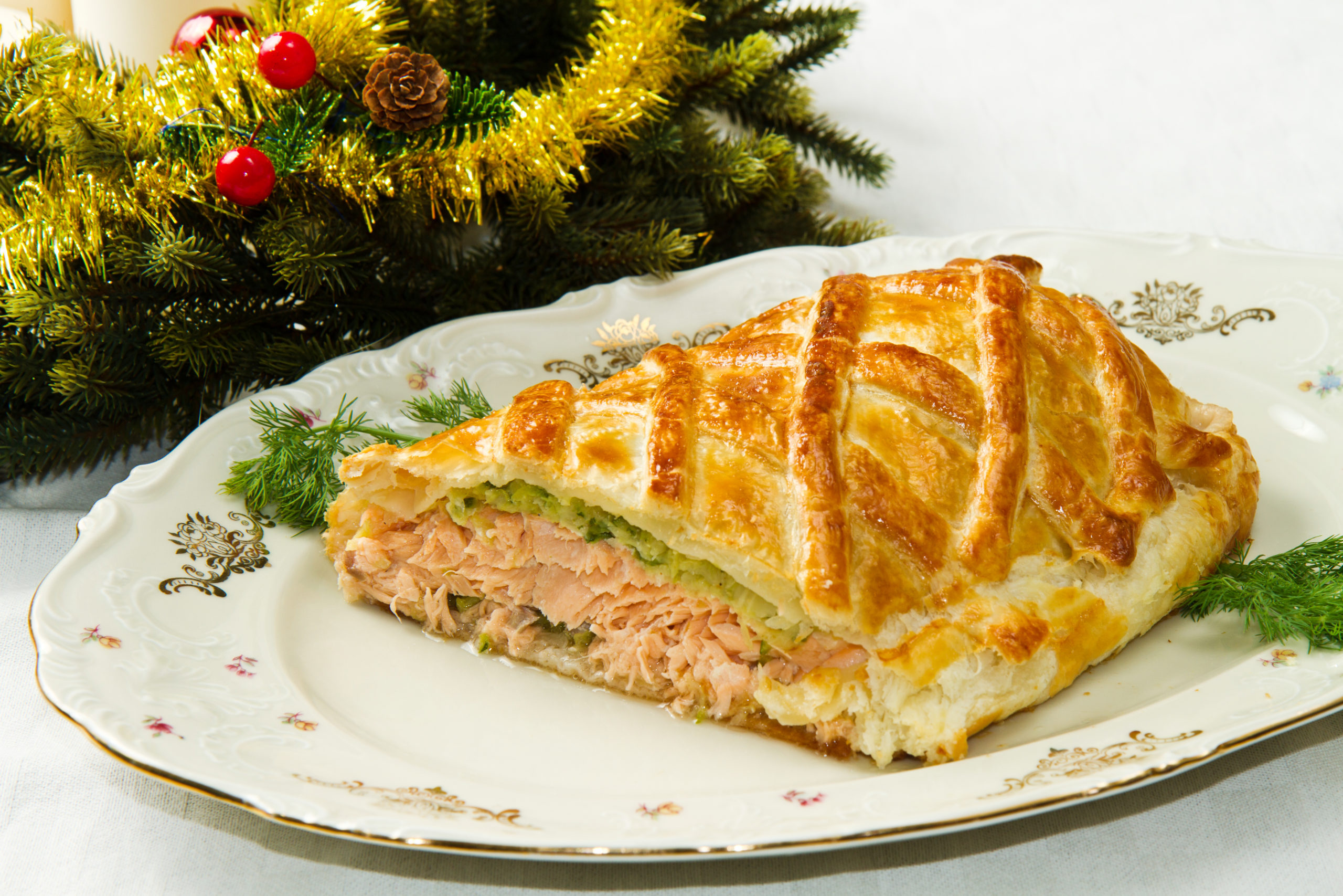 salmon en croute