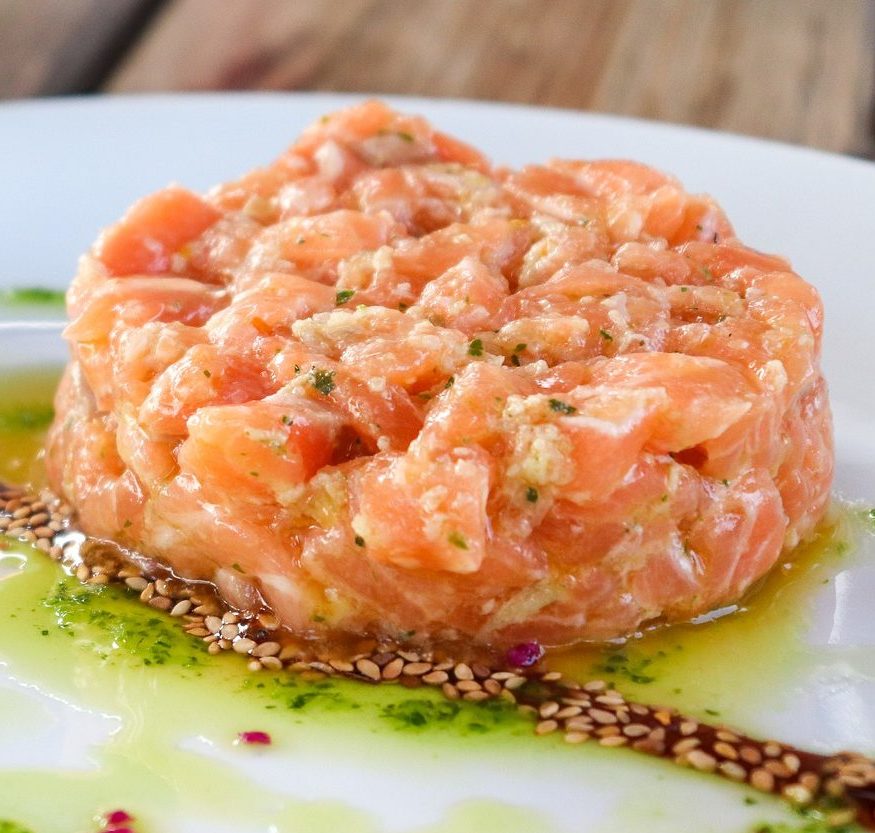 Quick and Easy Salmon Tartare with Coriander Cooking 4 All