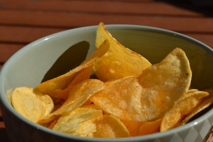 Potato chips. Make your own at home.
