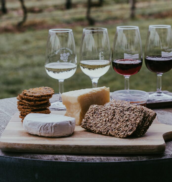 Wine and cheese