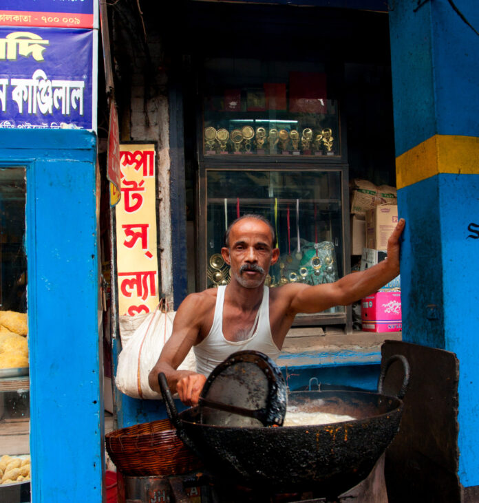 Man in Kolkata, India