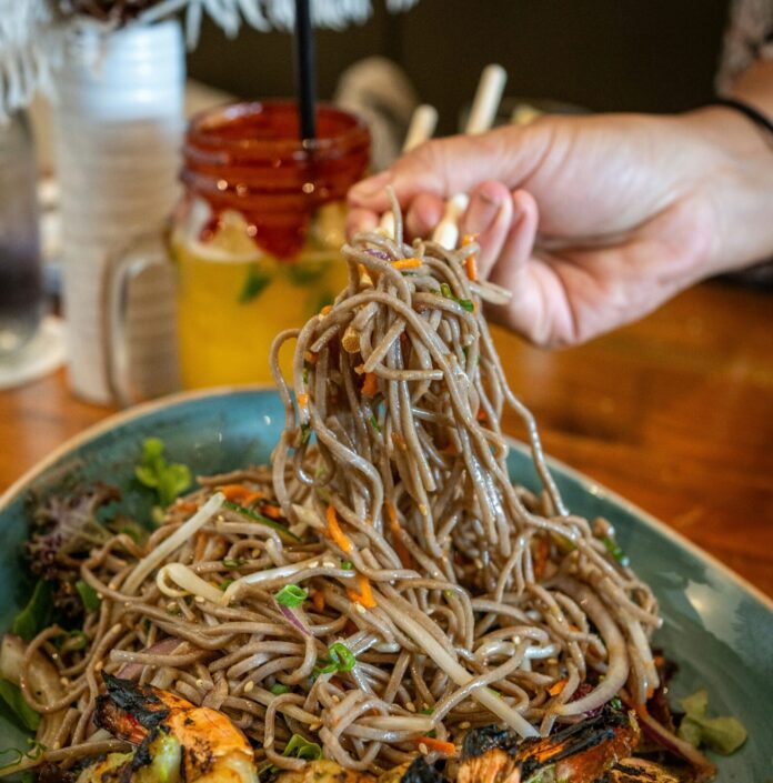 Soba noodles